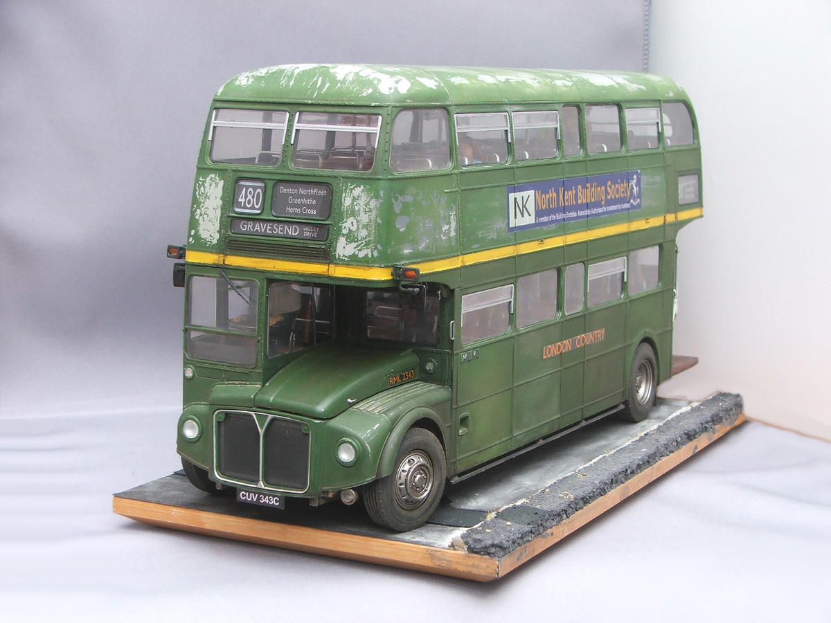 1/24 london bus diorama In Progress All Scale Modeller