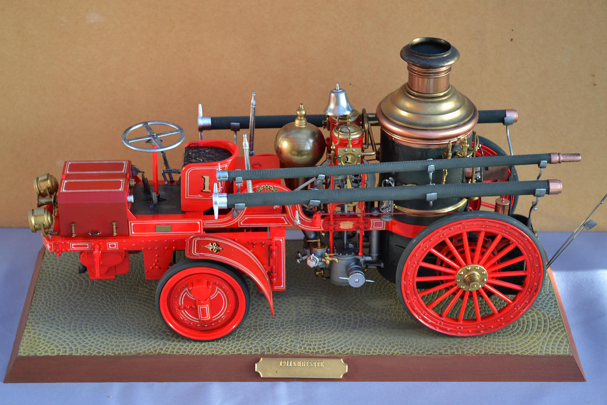 112 Airfix (MPC) Christie Steam Fire Engine Ready For Inspection