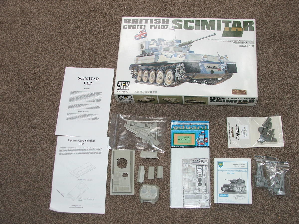 AFV-Club 35013 Scimitar CVR(T) - Militärfahrzeug Modellbausatz