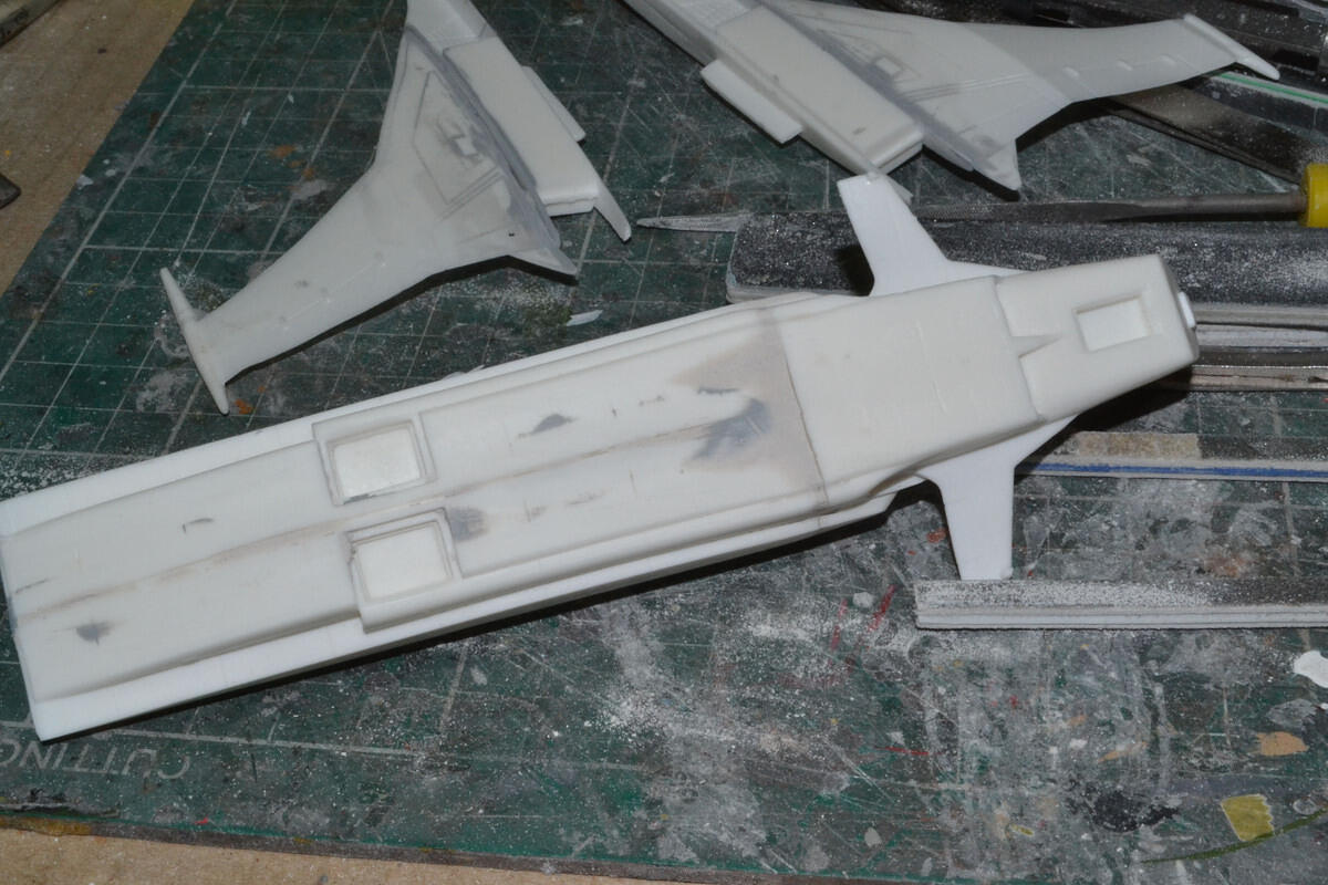 1:72 Spectrum Falcon from New Captain Scarlet, kit by Fantastic Plastic ...